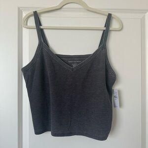 NWT American Eagle V-Neck Cami Dark Gray Women’s XXL